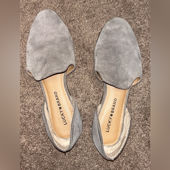Lucky Brand Women's Soft Gray Loafers - Picture 1 of 1